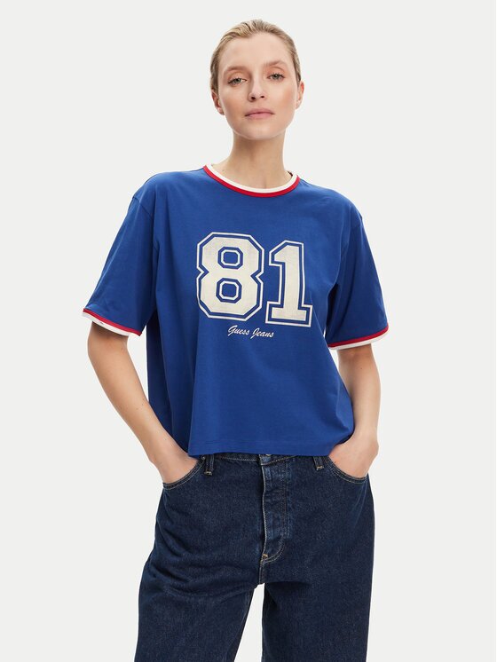 GUESS JEANS Тишърт W5YI19 K8HM0 Regular Fit