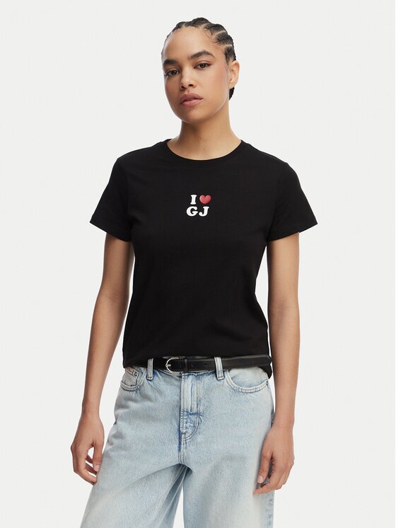 GUESS JEANS Тишърт W6GI45 K8HM0 Светлосиньо Regular Fit