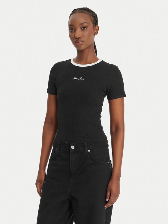 GUESS JEANS Тишърт W6GPA9 KF641 Slim Fit