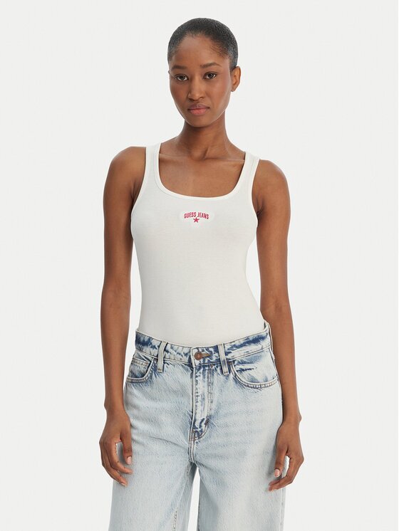 GUESS JEANS топ W6GPZ2 KA0H1 Slim Fit