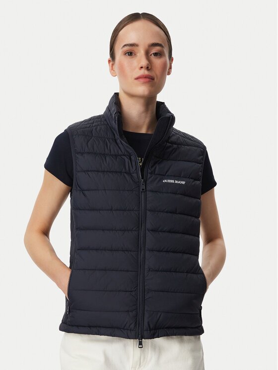 GUESS JEANS Жилетка за костюм W6YL10 W2800 Regular Fit