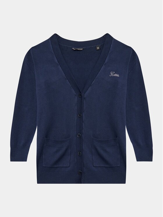 GUESS Кардиган J3YR08 Z17X3 Син Regular Fit