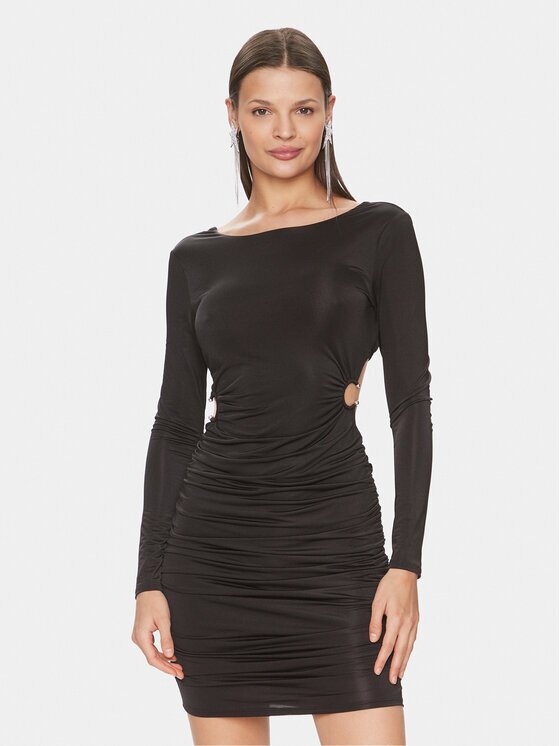 GUESS Коктейлна рокля Alexia W4GK75 KBAC2 Slim Fit