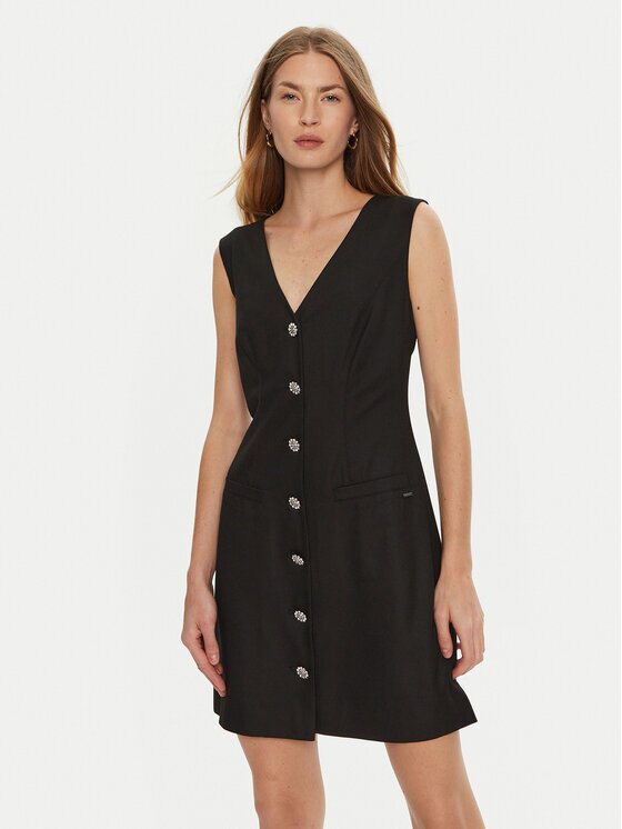 GUESS Коктейлна рокля Doris W4BK11 WGIF2 Slim Fit