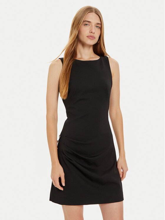 GUESS Коктейлна рокля Lena W4BK14 KBJP2 Slim Fit