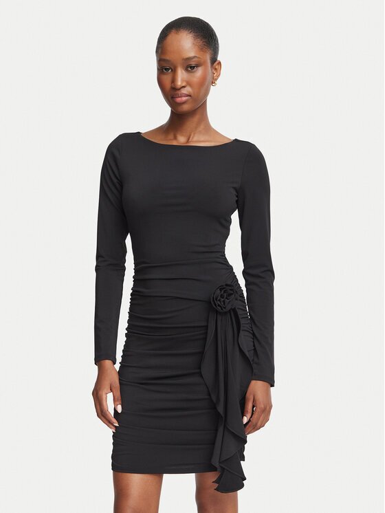GUESS Коктейлна рокля W6BK19 K6104 Slim Fit