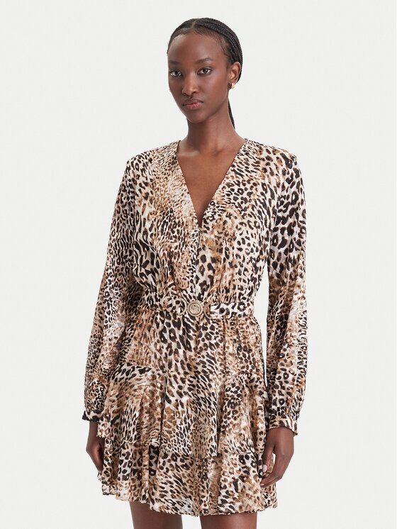 GUESS Коктейлна рокля W6BK42 W4225 Regular Fit