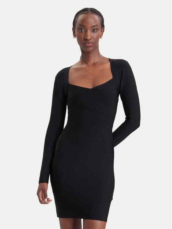 GUESS Коктейлна рокля W6BK84 Z1787 Slim Fit