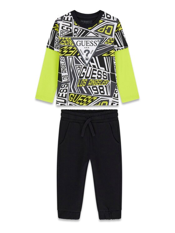 GUESS Комплект блуза и панталон N6RG00 K8HM4 Regular Fit