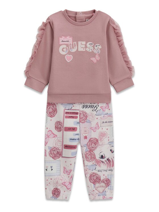 GUESS Комплект суитшърт и клин A6YG09 K3916 Regular Fit