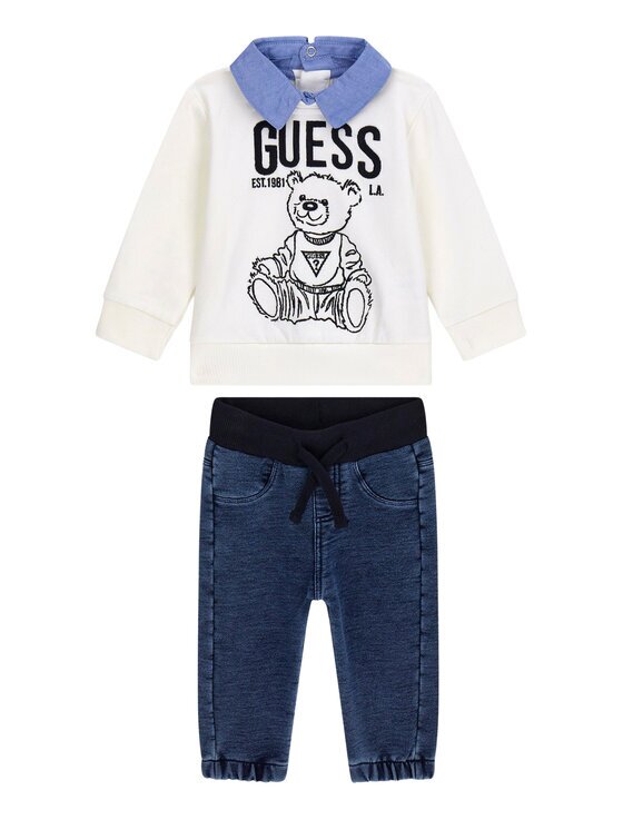GUESS Комплект суитшърт и панталон от плат I6RG02 KA6R4 Regular Fit