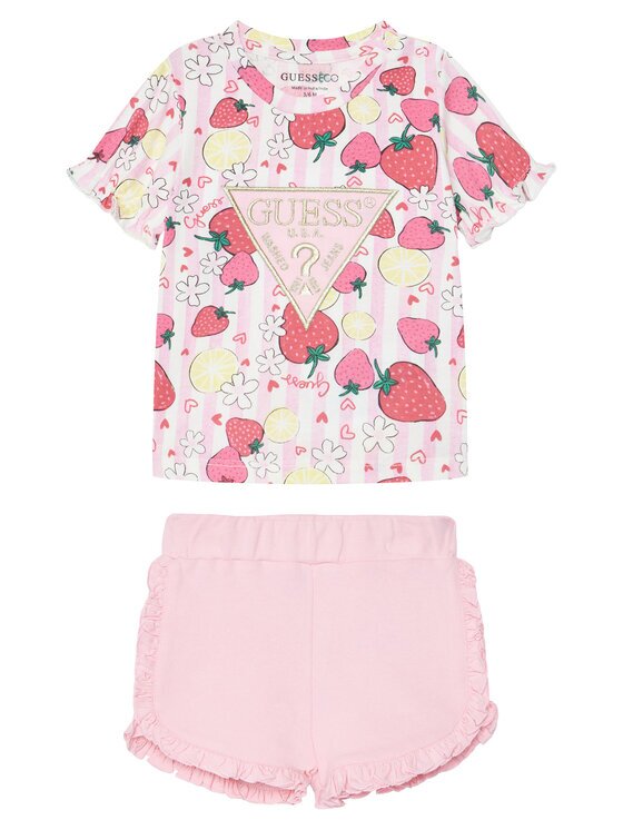 GUESS Комплект тишърт и панталонки A6GG02 K6YW4 Regular Fit
