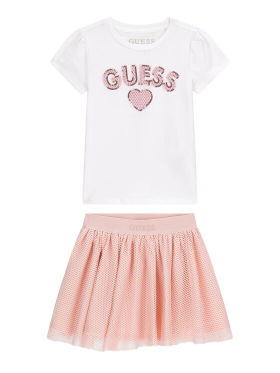 GUESS Комплект тишърт и поличка K6RG09 K6YW0 Regular Fit