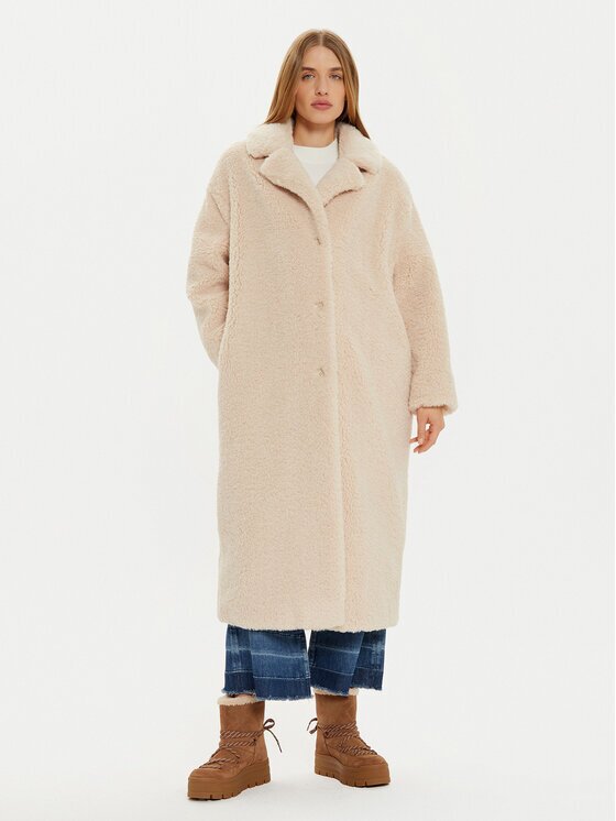 GUESS Кожено палто New Alina W3BL86 WF2C2 Regular Fit