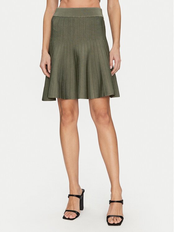 GUESS Мини пола W5GD0U Z2XY0 Зелен Regular Fit