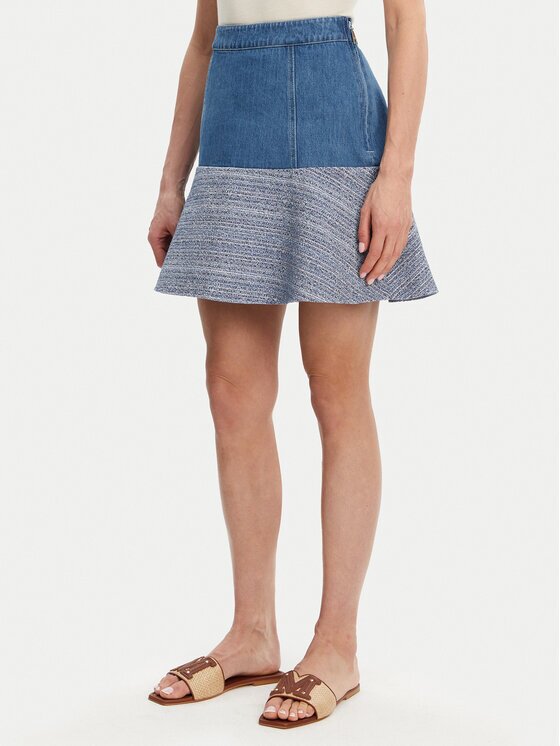 GUESS Мини пола W5GD87 WH610 Екрю Regular Fit