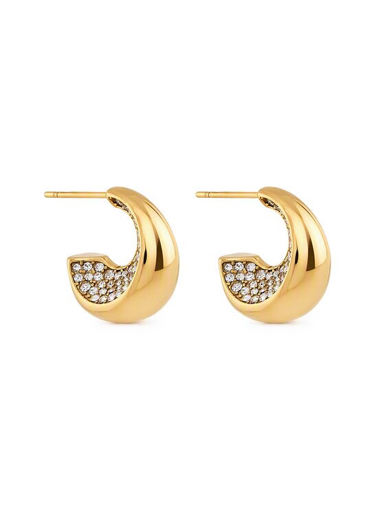 GUESS Обици JUBE06 249JW Златист
