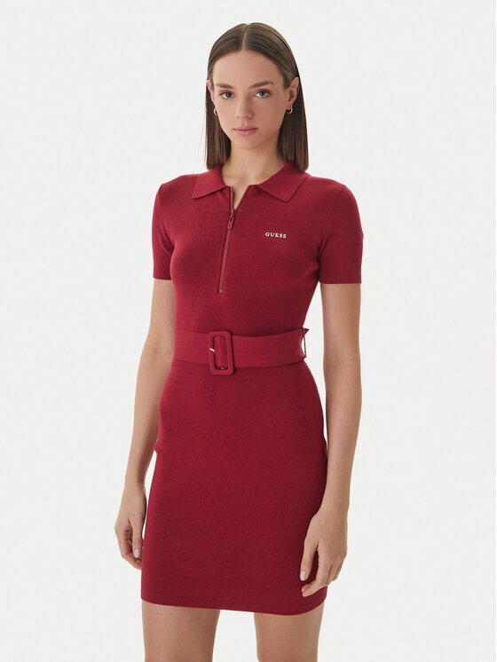 GUESS Плетена рокля V6RK08 Z4642 Slim Fit