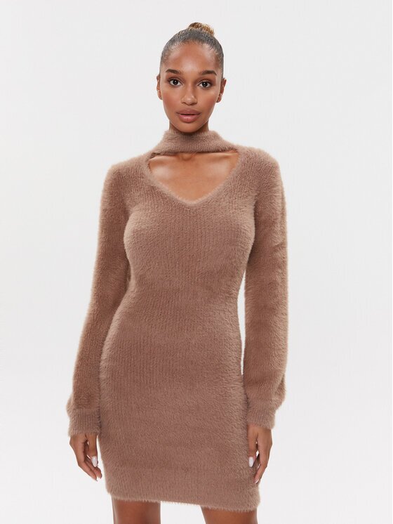 GUESS Плетена рокля W3BK0Z Z3BS0 Slim Fit