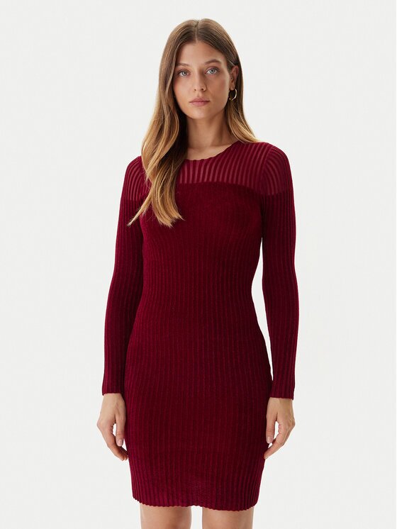 GUESS Плетена рокля W5BK63 Z0890 Slim Fit