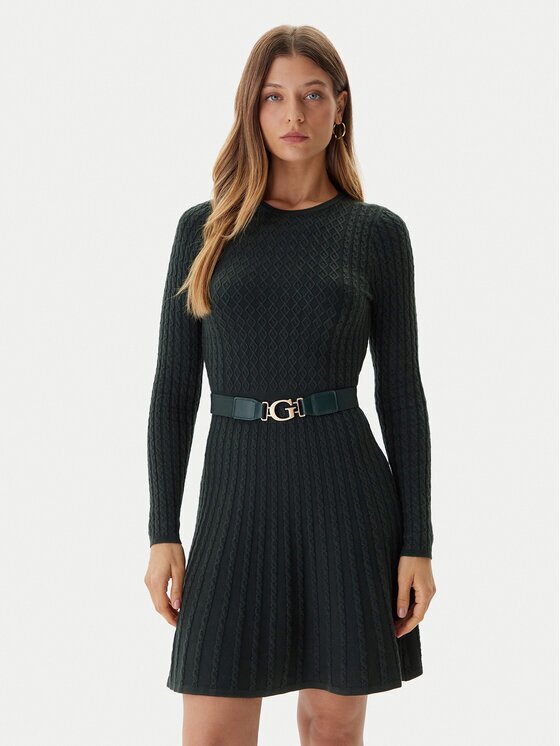 GUESS Плетена рокля W5BK68 Z2YJ2 Slim Fit