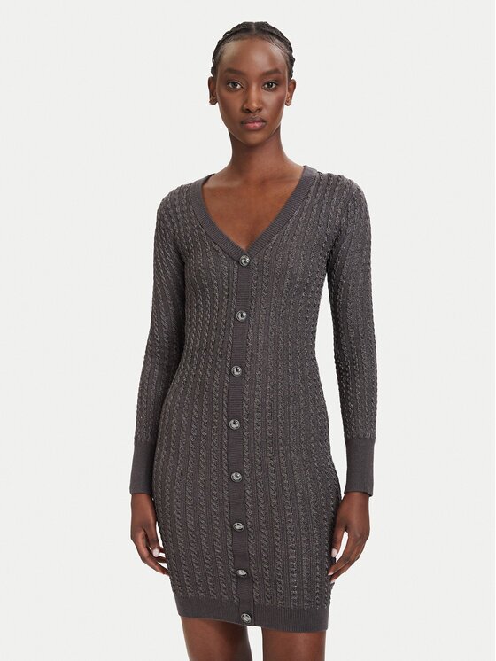GUESS Плетена рокля W5RK09 Z3KT0 Bodycon Fit