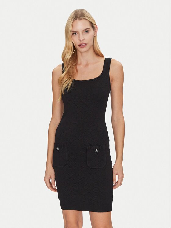 GUESS Плетена рокля W5RK17 Z2YJ2 Slim Fit