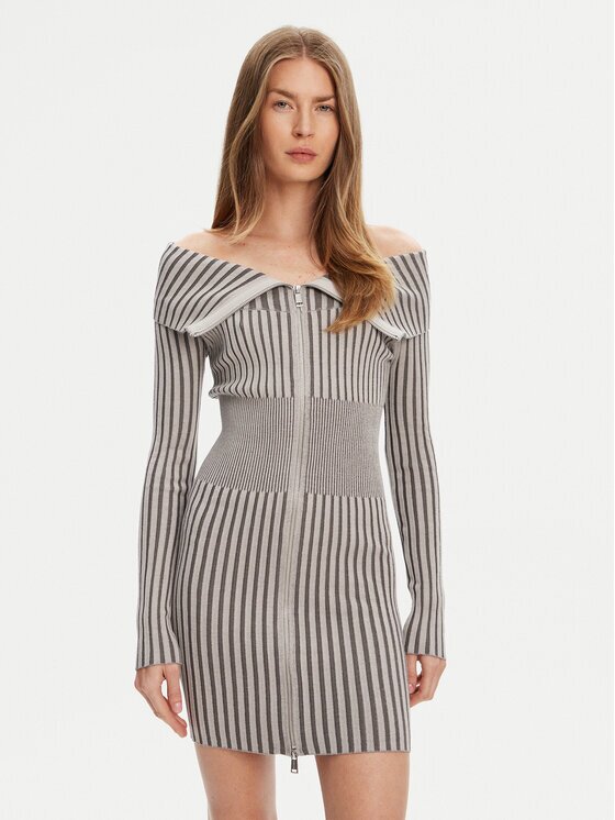 GUESS Плетена рокля W5YK28 Z30I2 Slim Fit