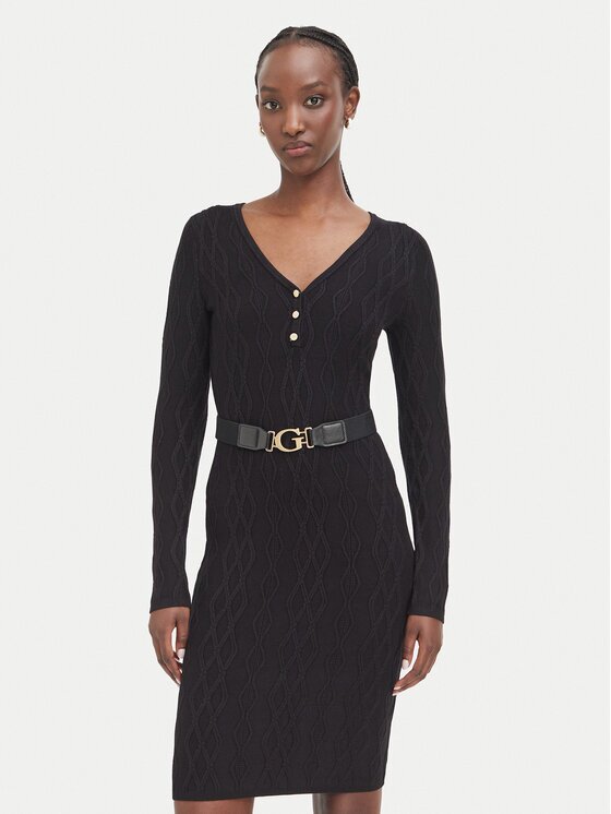 GUESS Плетена рокля W6BK62 Z1567 Regular Fit