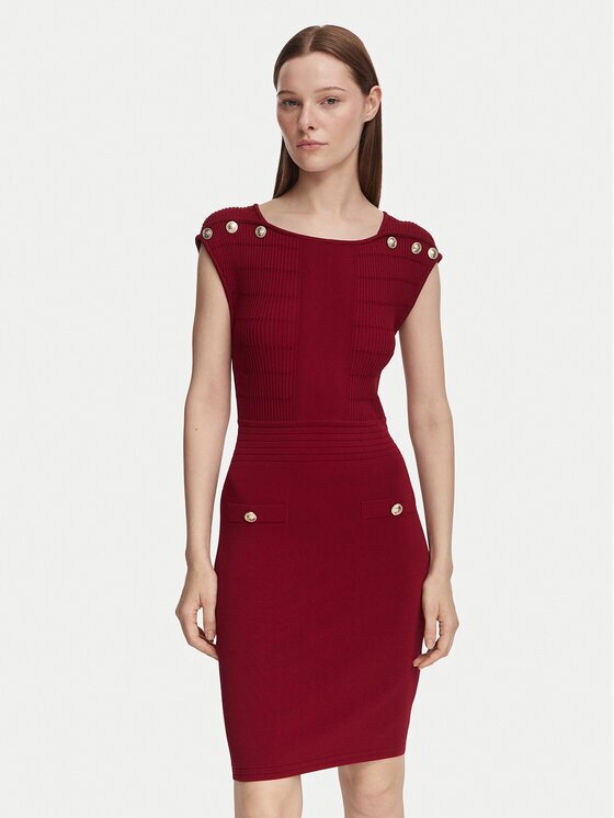 GUESS Плетена рокля W6YK34 Z0969 Slim Fit