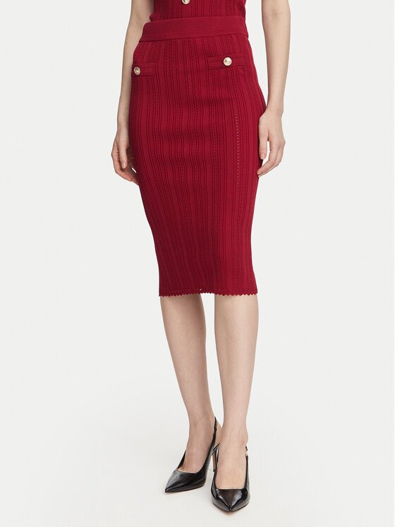 GUESS Пола тип молив W6YD23 Z0974 Slim Fit