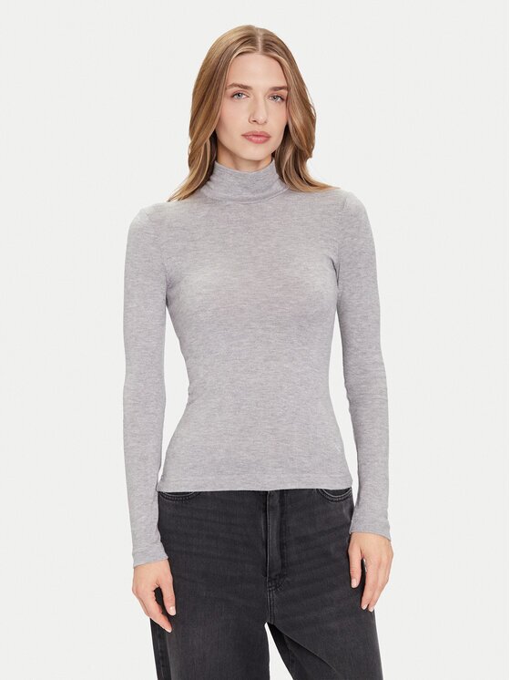 GUESS Поло W4BP14 KCGM2 Екрю Slim Fit