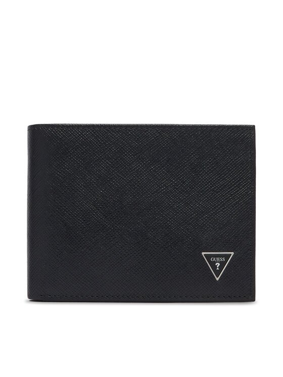 GUESS Портфейл SMMISL LEA20 Черен