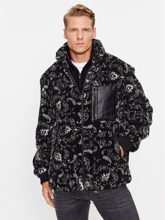 GUESS Преходно яке M3BL16 WFSH2 Regular Fit