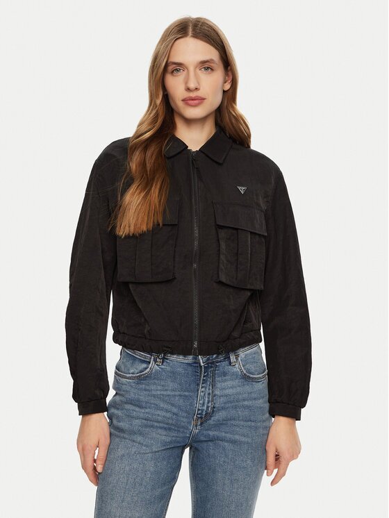 GUESS Преходно яке V5RL03 WGYB0 Regular Fit