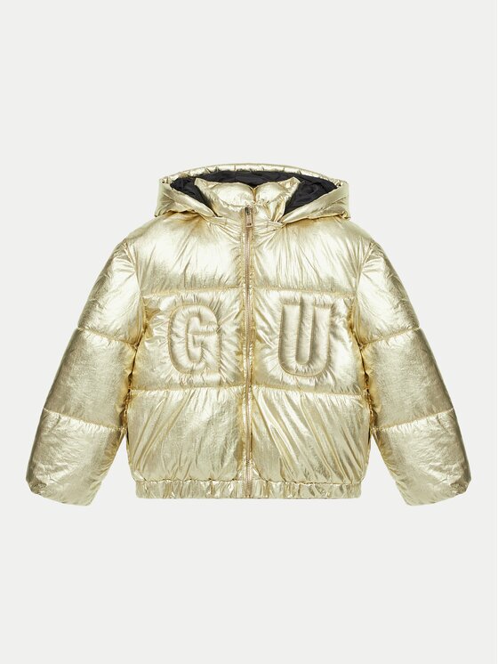 GUESS Пухено яке J4BL10 WEYO0 Regular Fit