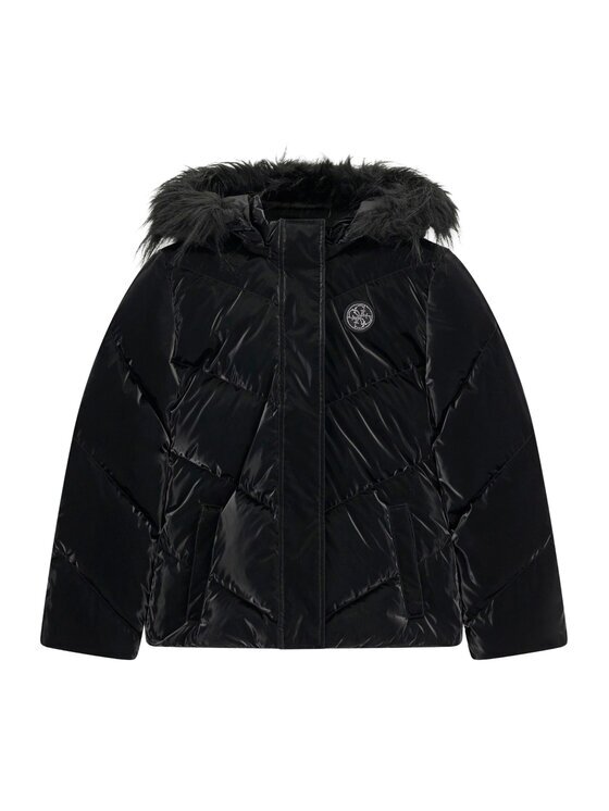 GUESS Пухено яке J6BL14 W4006 Regular Fit
