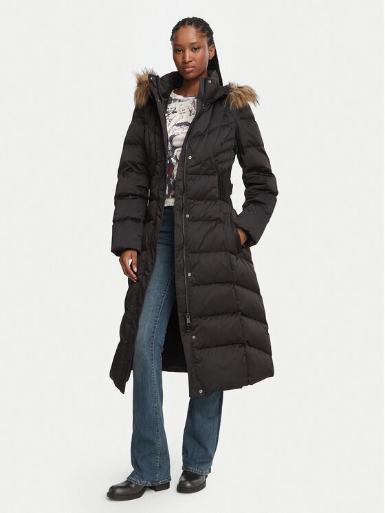 GUESS Пухено яке W6BL36 W4084 Regular Fit