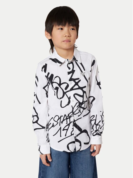 GUESS Риза L5BH00 WE5W0 Regular Fit
