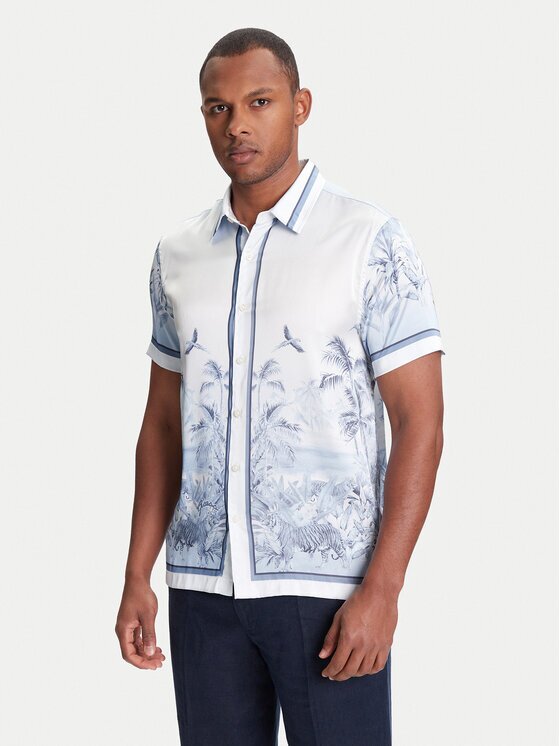 GUESS Риза M4YH39 WF1T2 Regular Fit