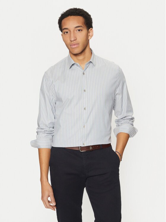 GUESS Риза M5RH29 WGXI1 Regular Fit