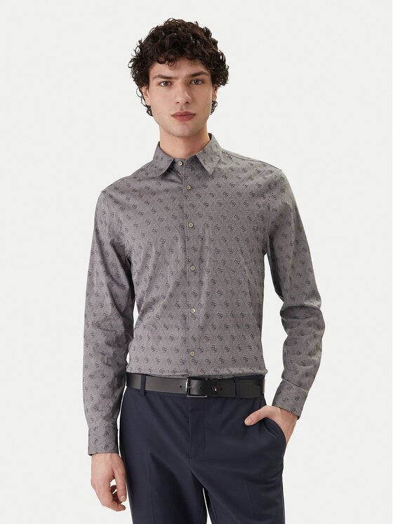 GUESS Риза M6GH18 W1713 Regular Fit