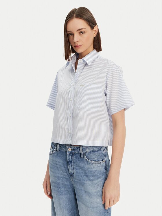 GUESS Риза W5GH98 WH7Q1 Regular Fit