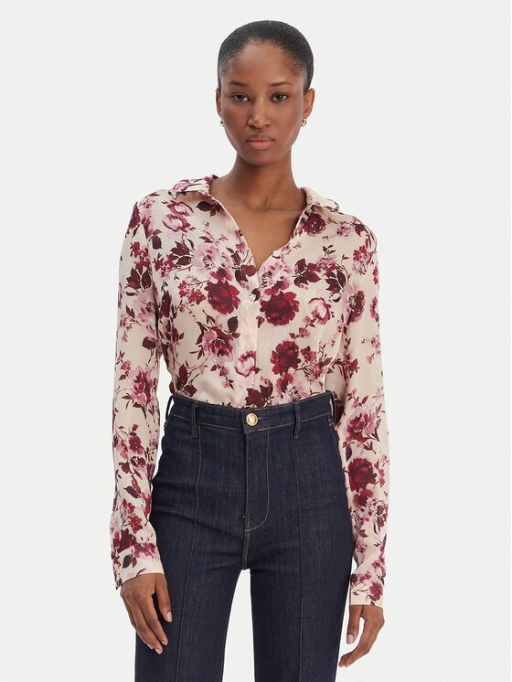 GUESS Риза W6RH73 WDW82 Regular Fit
