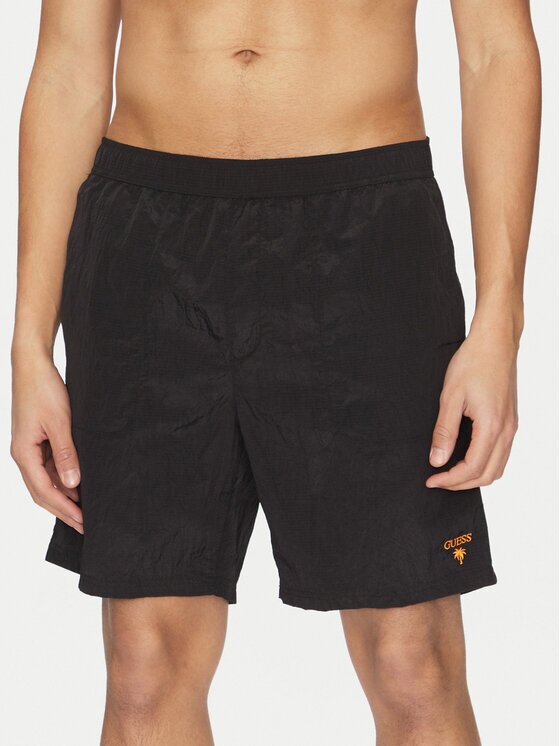 GUESS Шорти от плат F5GT13 WH1D2 Regular Fit