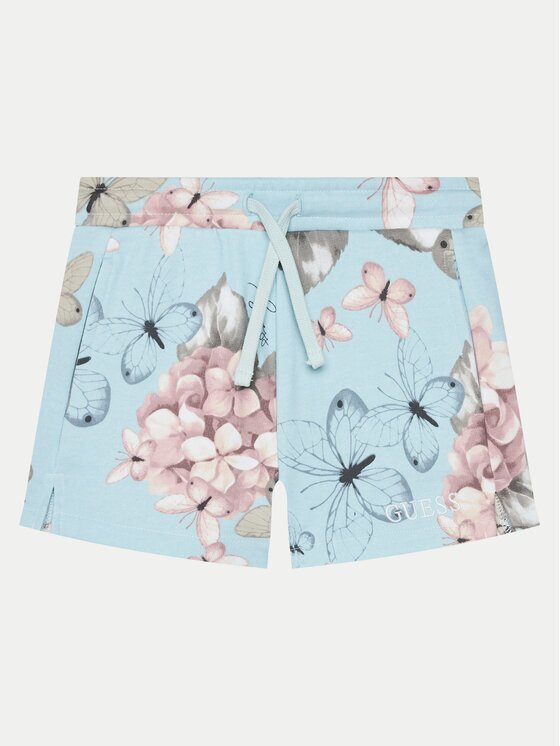 GUESS Шорти от плат J5RD15 KA6R4 Relaxed Fit
