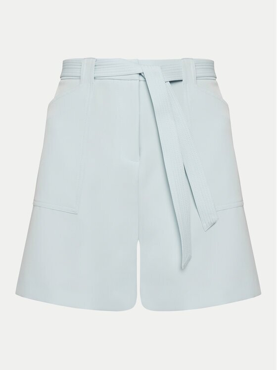 GUESS Шорти от плат W5GD0I WH9Y2 Светлосиньо Classic Fit