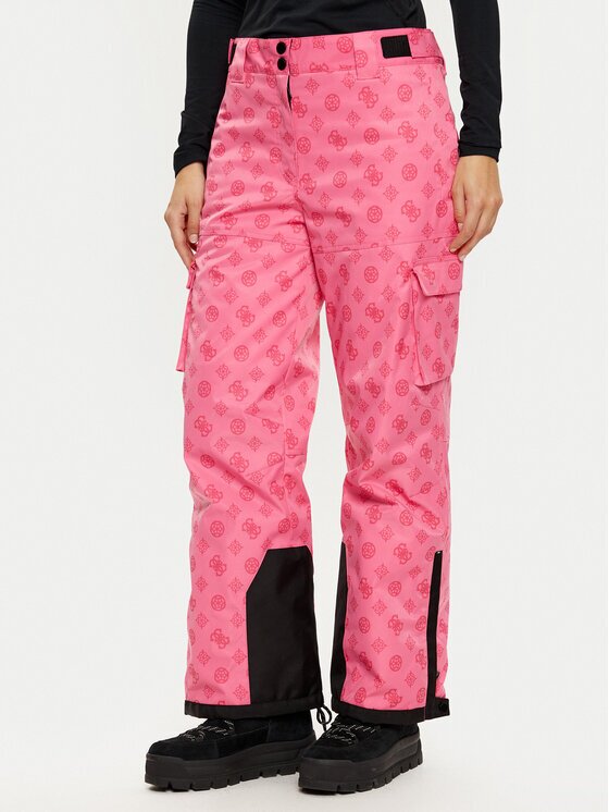 GUESS Ски панталони W4PB60 WH0K0 Екрю Regular Fit