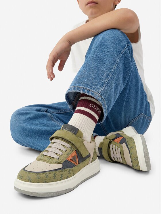 GUESS Сникърси CEO-BI12-3197-01 Зелен