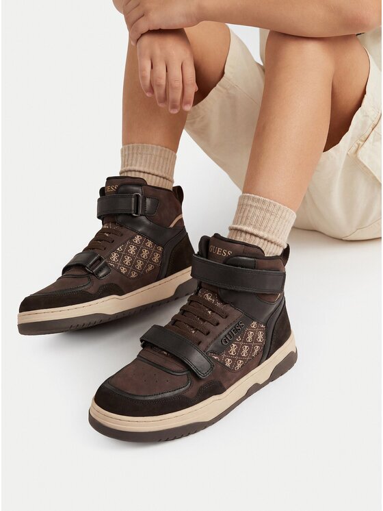 GUESS Сникърси CEO-BI12-CAROL-03 Кафяв